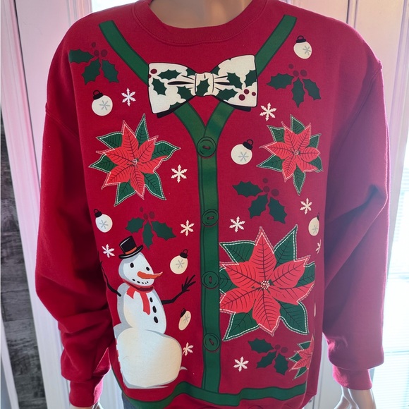 Men's Jerzees‎ Ugly Christmas Sweatshirt SZ XL. - Picture 3 of 4